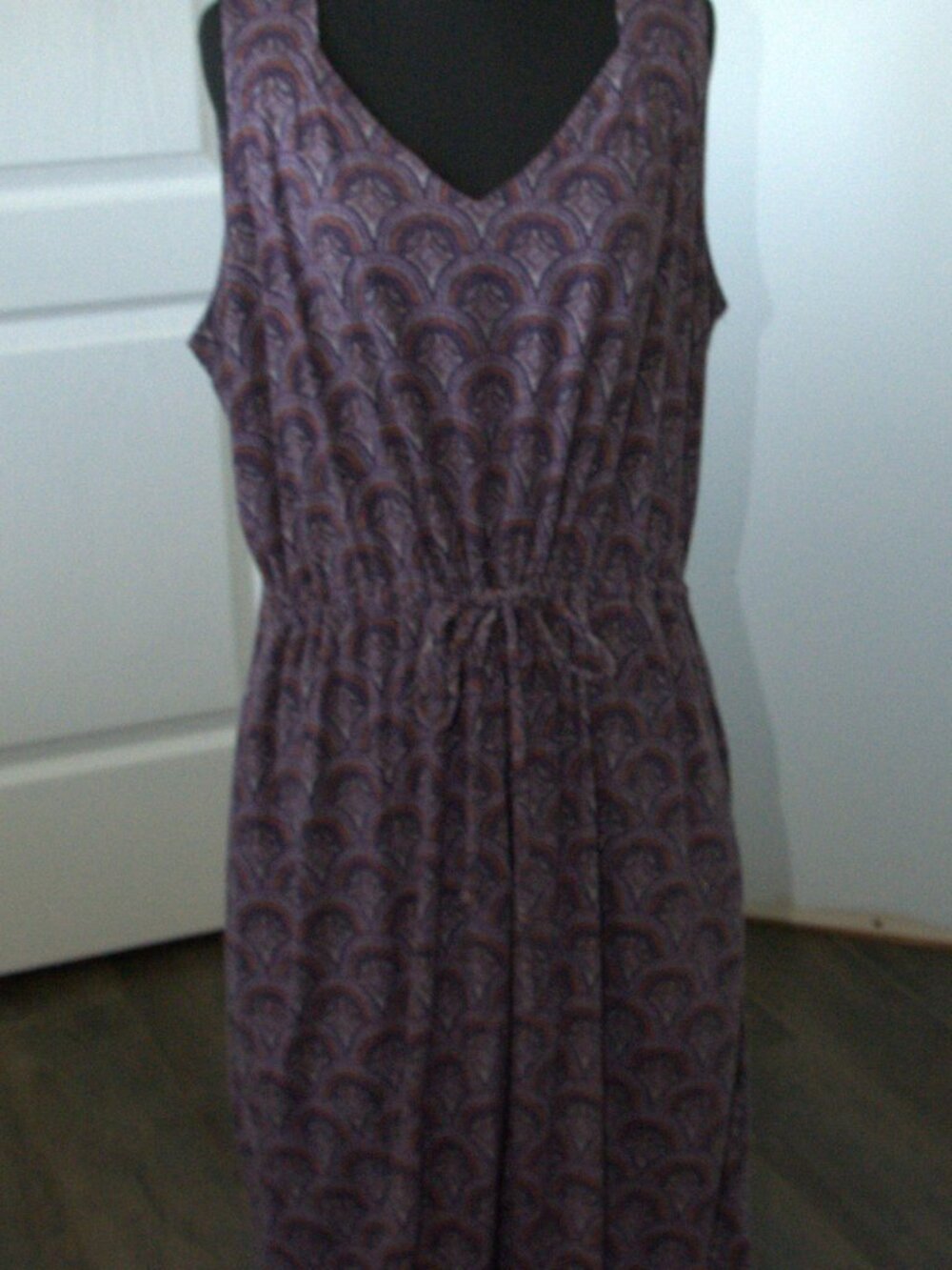Duluth Trading Tank Dress Scoop neck and adjustable drawstring Women's size XXL